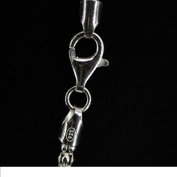 Sterling Silver - 3mm Popcorn Chain Link 18" Necklace - 6g - Picture 3 of 3